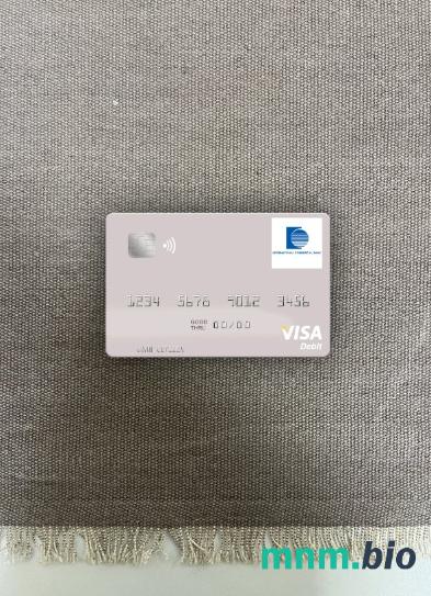 Senegal The International Commercial bank visa obciążyć card wygląd fotograficzny skan PSD + zdjęcie